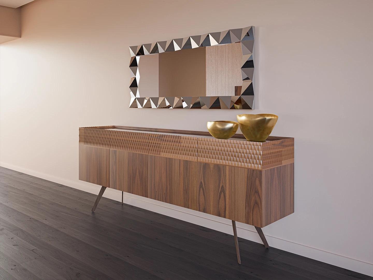 Dining Room Sideboard Modern Furnishings Luxury Design Wooden Cabinet New