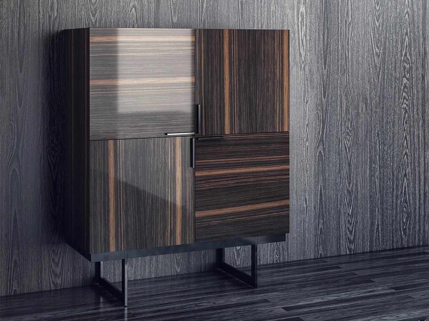 Dining Room Luxury Dresser Design Sideboard Wooden Cabinet Modern Furniture