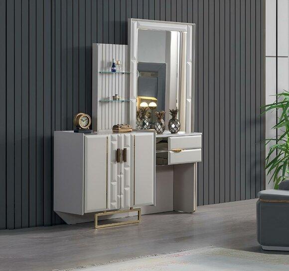 Dressing table with mirror bedroom new luxury furniture design furnishings