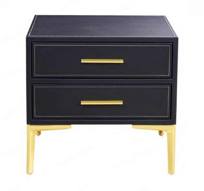 Bedside table luxury black bedroom new design furniture style modern
