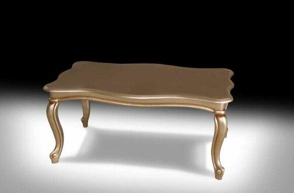 Golden coffee table side table coffee table luxury wood design modern