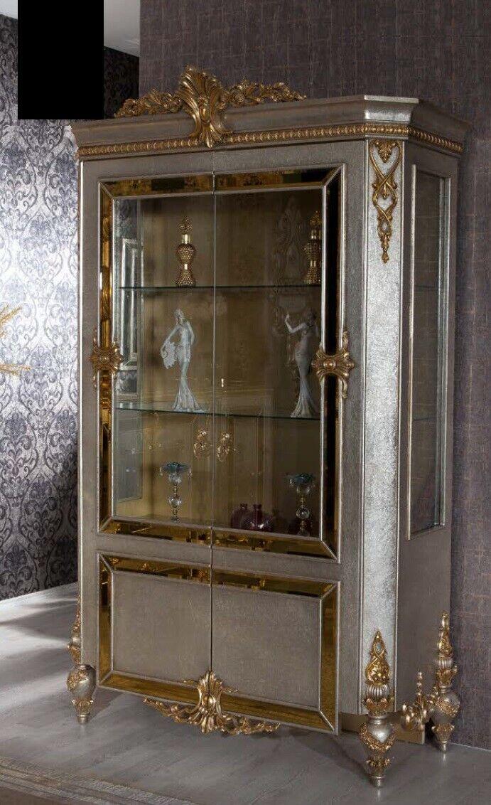 Display cabinets glass cabinet showcase living room wood sideboard Italian style