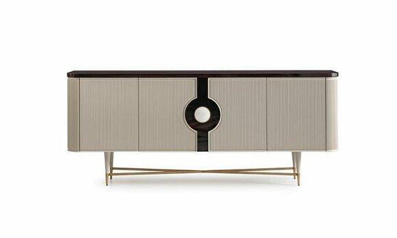 Sideboard sideboard cupboard chest of drawers wooden wooden cabinet beige luxury design