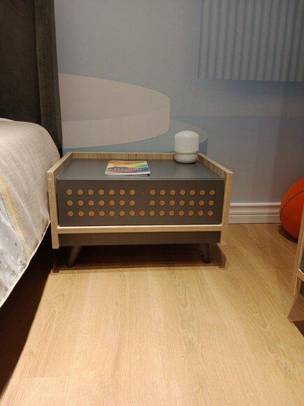 Elegant children\'s bedside table designer furniture children\'s room console tables grey