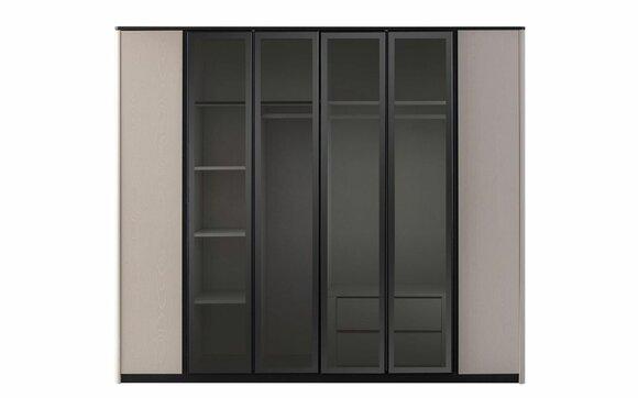 Wardrobe Wardrobe Cabinet Modern Wooden Cabinet Gray