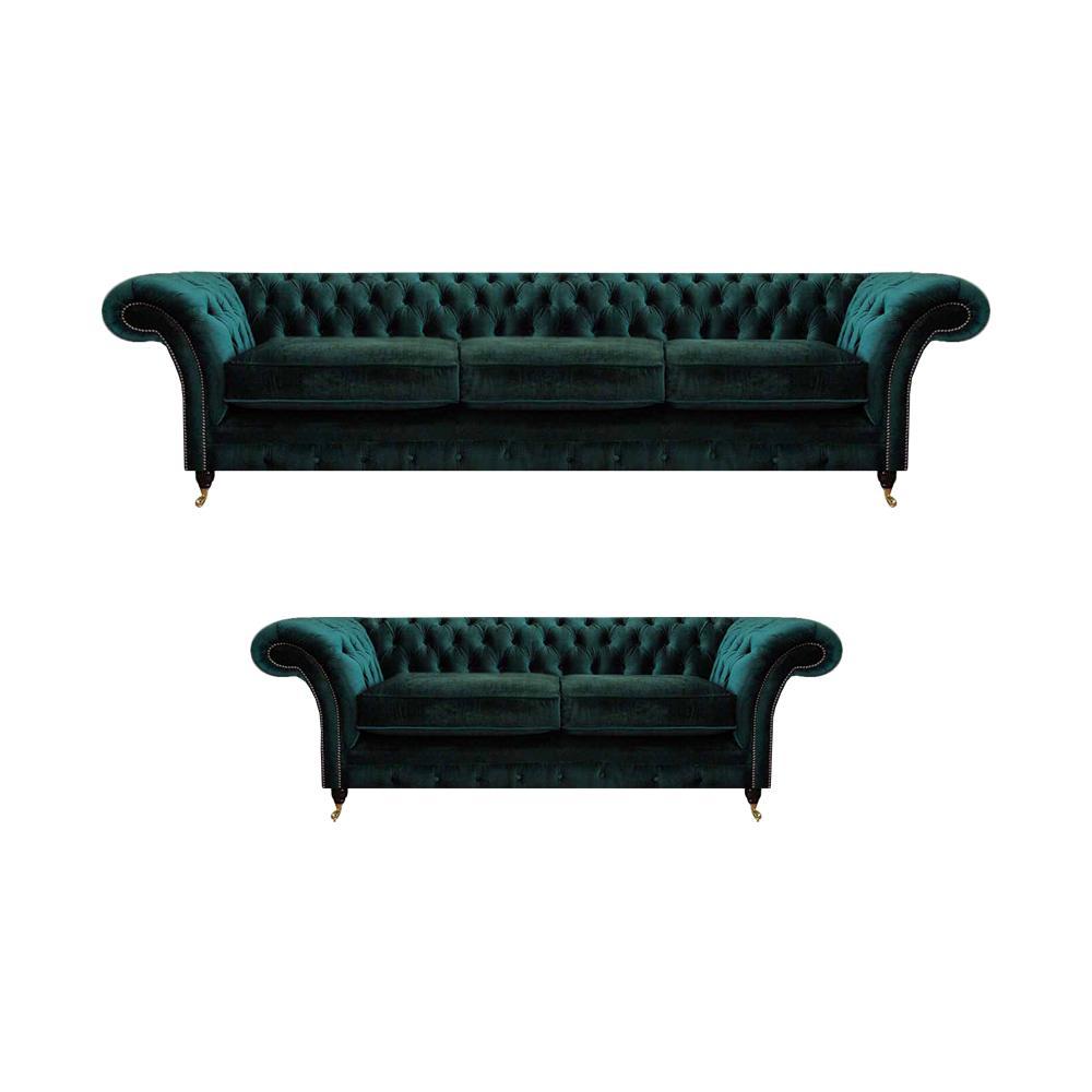 Complete furniture living room sofas 3+2 sofa set couches Chesterfield