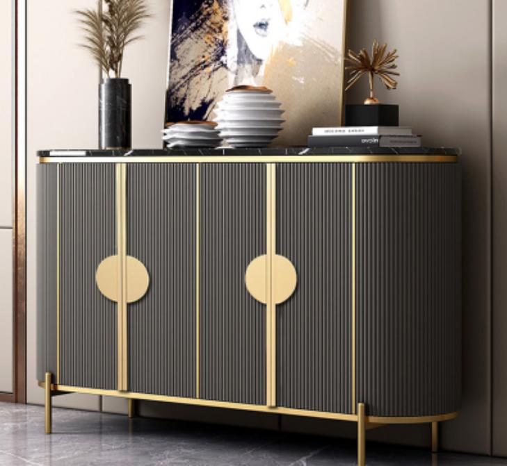 Luxury sideboard chest of drawers living room designer grey furniture modern new
