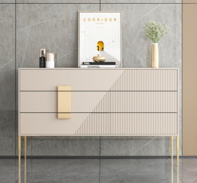 Chest of drawers sideboard wood grey dining room design luxury modern furniture new