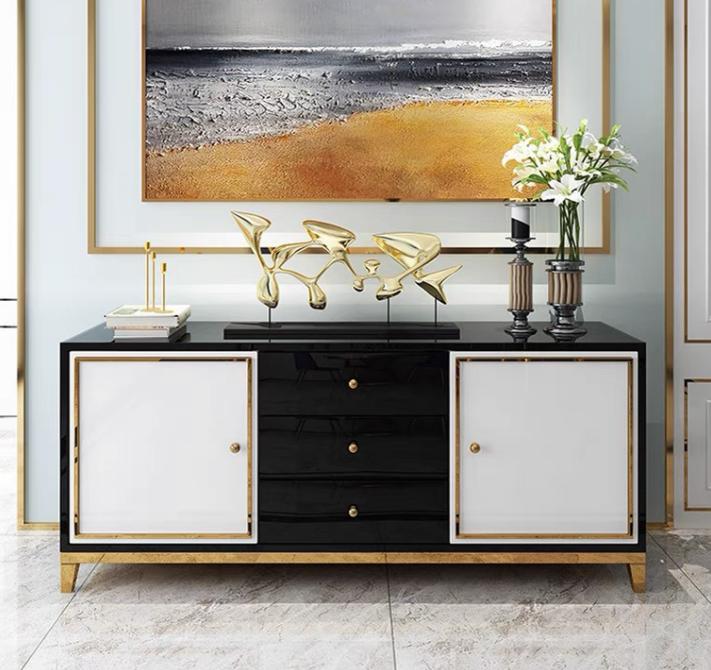 Design chest of drawers living room sideboard modern sideboard wood cabinet new