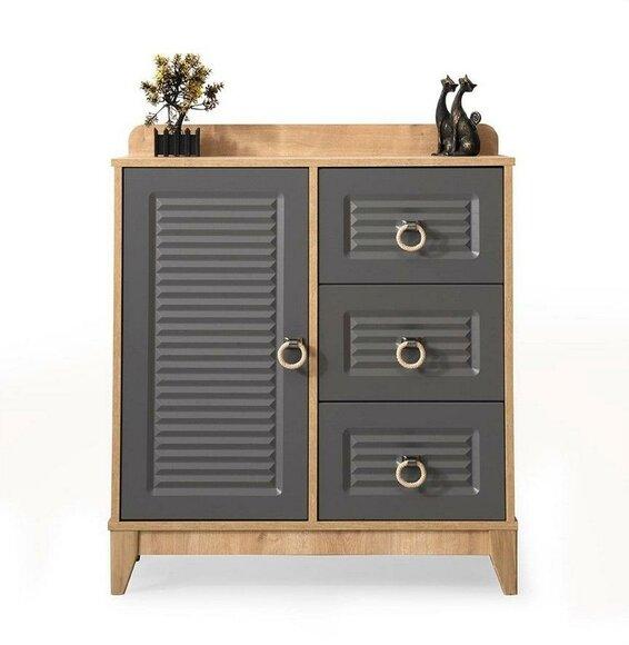 Chest of drawers in children\'s room Modern Elegant chest of drawers wood grey furniture design
