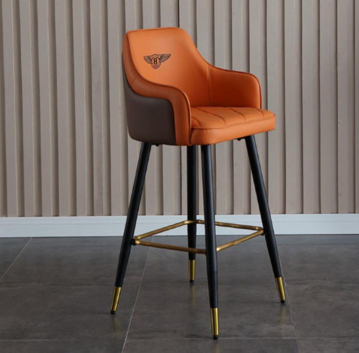 Designer Orange Bar Chair Lounge Seater 1-Seater Modern Single Seater New