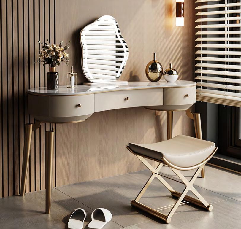Bedroom Furniture Designer Dressing Table Wooden Frame Cosmetic Table New