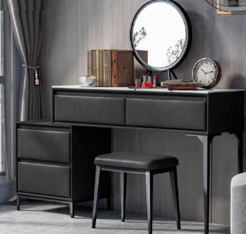 Bedroom dressing table dressing table black and drawers chair