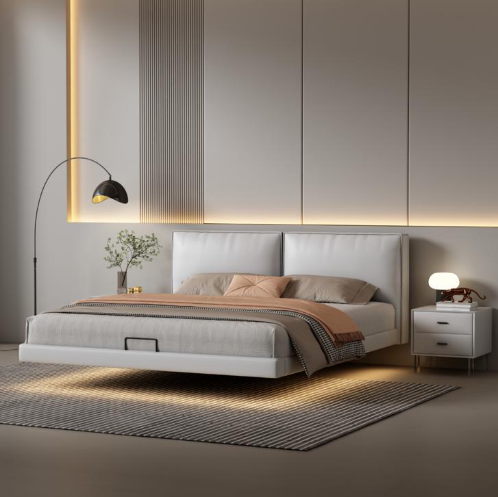 White bedroom wall bed designer beds wooden frame double beds