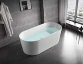 Bathroom Acrylic Bathtub Tub White Standing Bathtub Contemporary