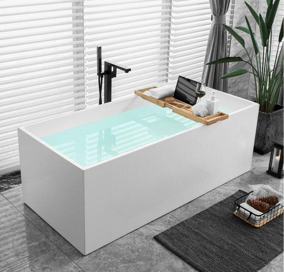Free-standing bath tub Bathroom Acrylic bath tub White Contemporary