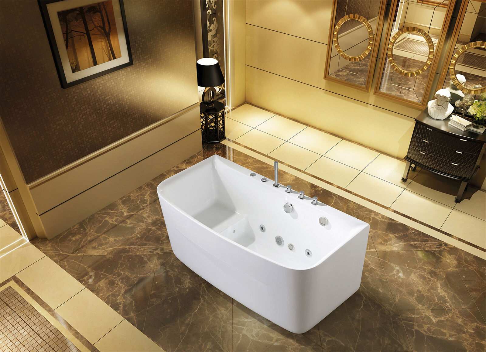 Whirlpool bath Bathtub for bathroom Whirlpool bath for 1 person