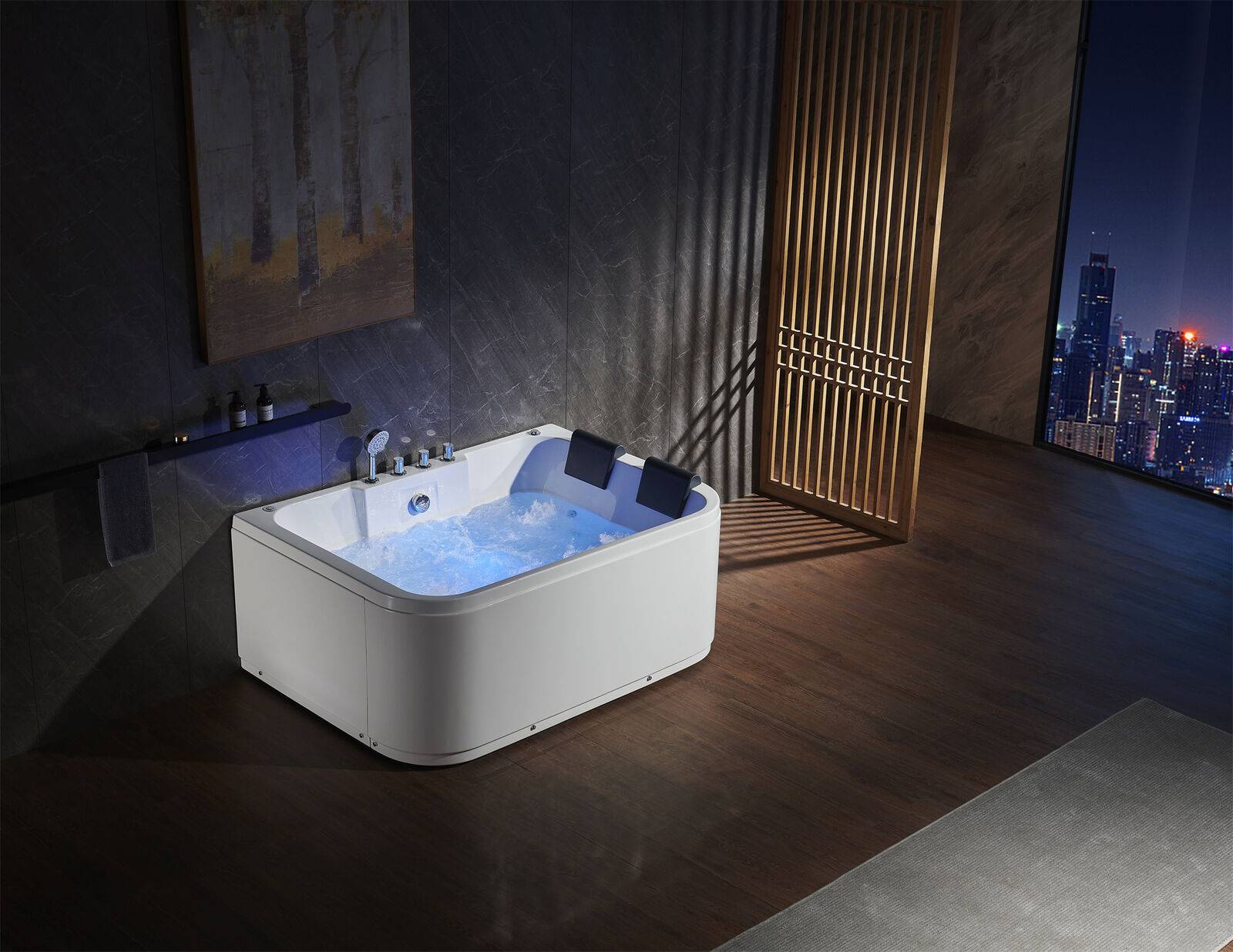 Whirlpool massage jets Bathtub Double bathtub Corner bathtub Bathtub 2 persons