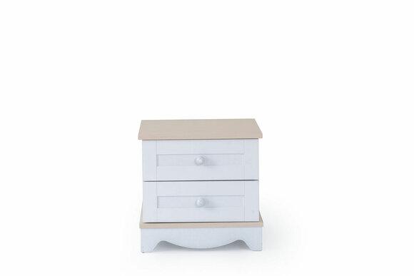 Children\'s room White bedside table Luxury bedside console Luxury wooden furniture