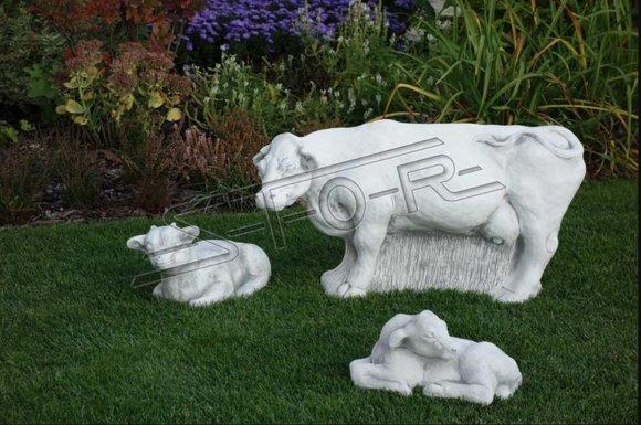 Garden cow decoration stone figure patio decoration statue sculpture figures new