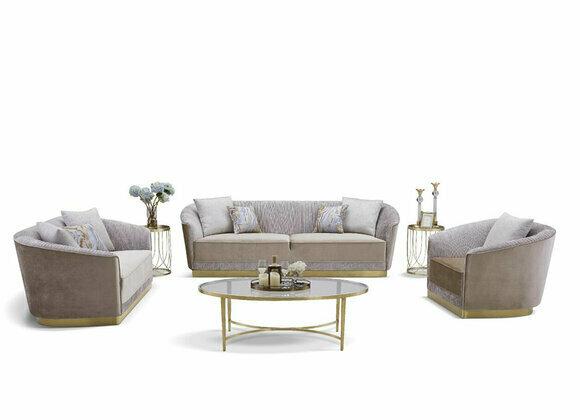 Sofa set 3+2+1 seater set design sofas upholstered couches modern couch velvet