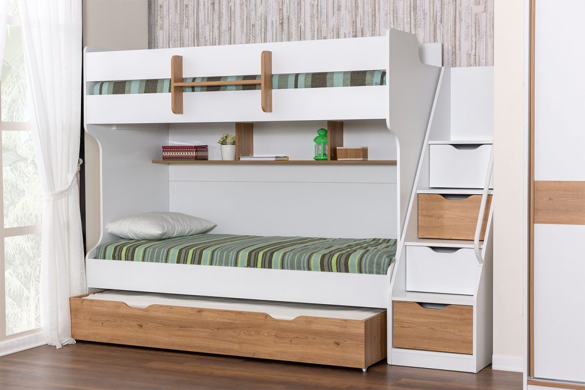Elegant bunk bed children\'s room furniture bunk bed loft bed