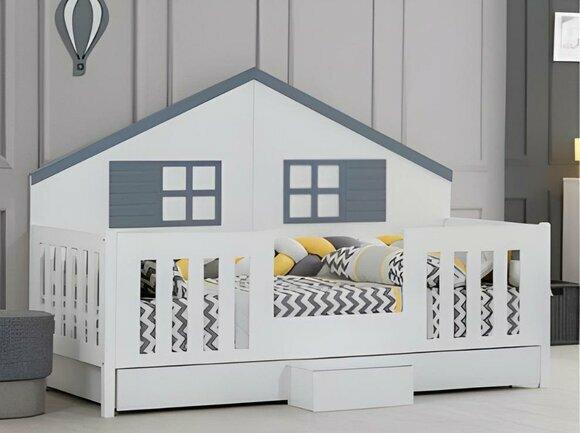 Bedroom Wooden Bed Multicoloured Single Bed Designer Children\'s Room Furniture New