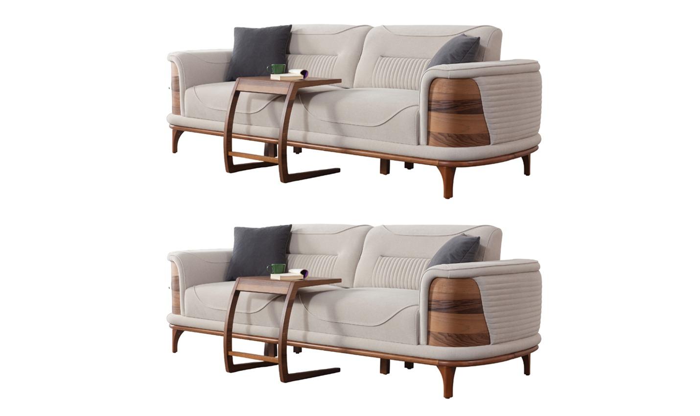 Luxurious three-seater sofas for your living room - comfortable furniture