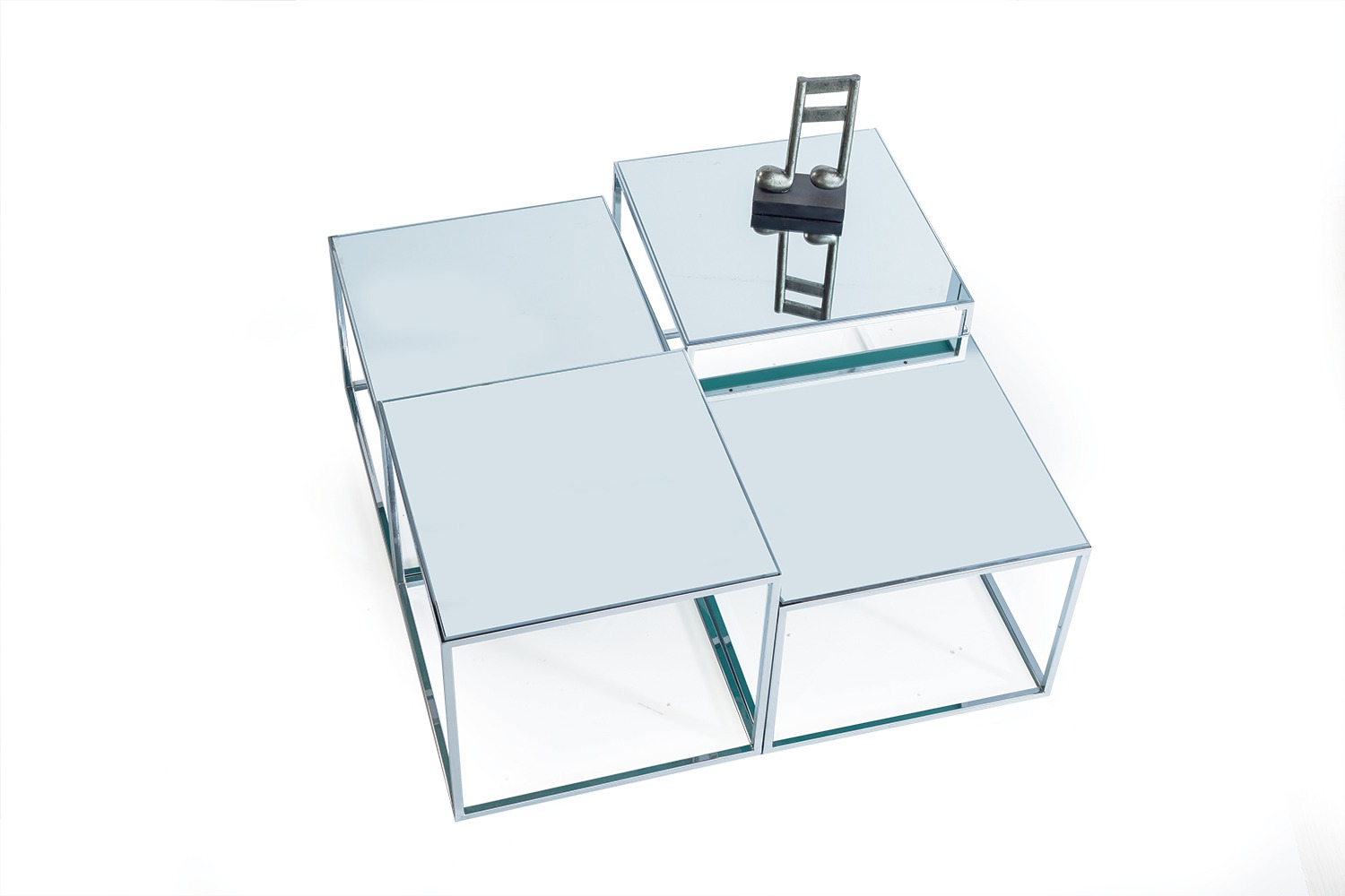 Silver coffee table table coffee table side table sofa table living room