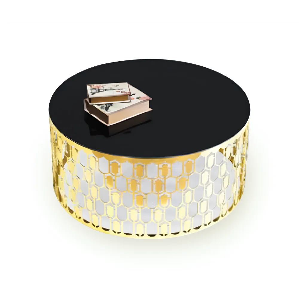 Sofa table coffee table side table gold table modern glass