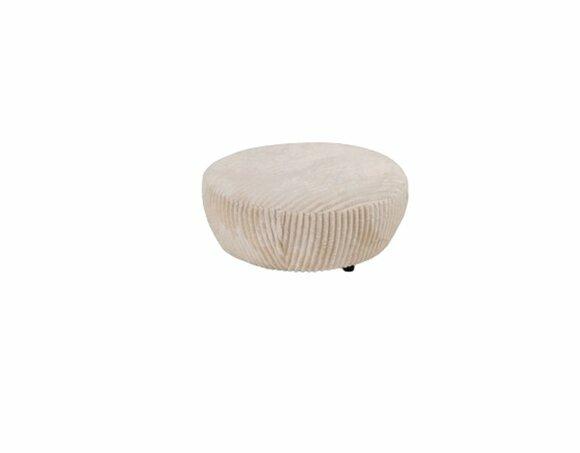 Exclusive beige stool living room seating versatile footstool