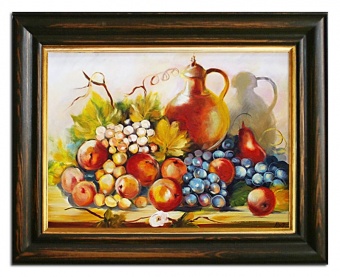 Fruits and Jug Handcrafted Oil Paintings Canvas Oil Painting Picture G00513