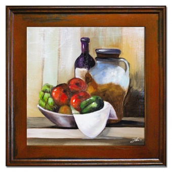Fruits and Wine Handcrafted Oil Paintings Canvas Oil Painting Picture G16417