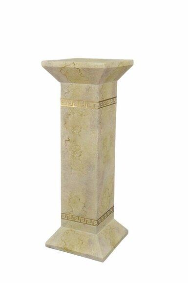 Medusa Säule Römische Säulen Marmor Skulptur Figur Dekoration Ständer Sofort