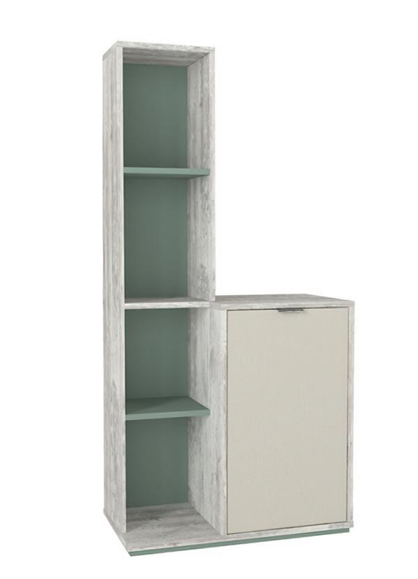 Bookshelf Comfortable Youth Room Children\'s Furniture Gray Modern Furniture