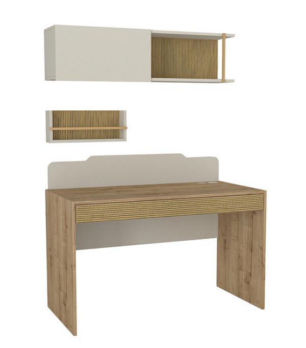 Desk Comfortable Youth Room Children\'s Furniture White Modern Furniture Beige