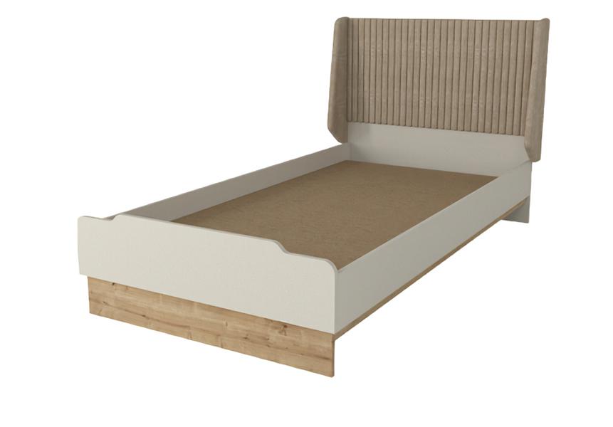 Bed Youth Room Children\'s Bed White Comfortable Modern Furniture 100x200 Mattress