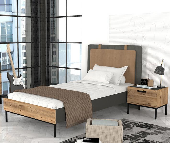 Children\'s room 2-piece set bed + bedside table modern furniture children\'s room sets