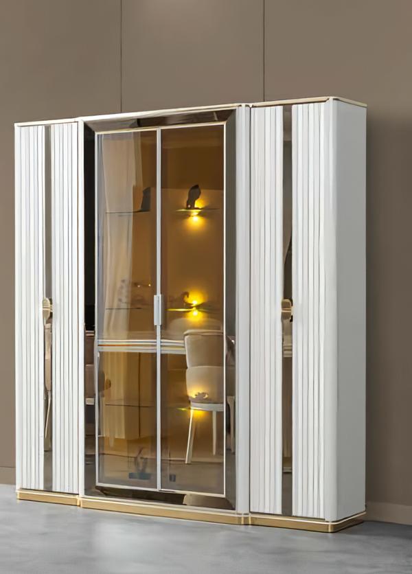 Living room cabinet sideboard glass cabinet cupboards display cabinets 175cm display cabinets