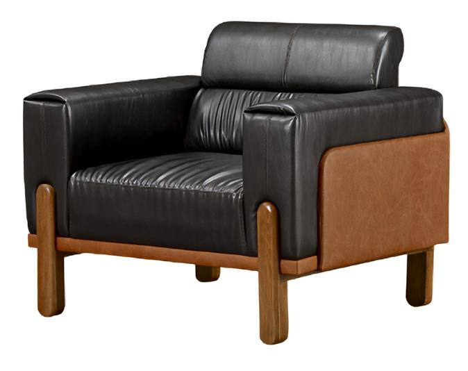 Chair 1 Seater Design Black Sofas Upholstery Textile Relax Modern JV Furniture