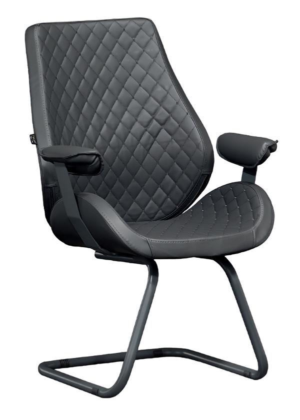 Office chair wood workspace boss chair Chesterfield furniture swivel conference