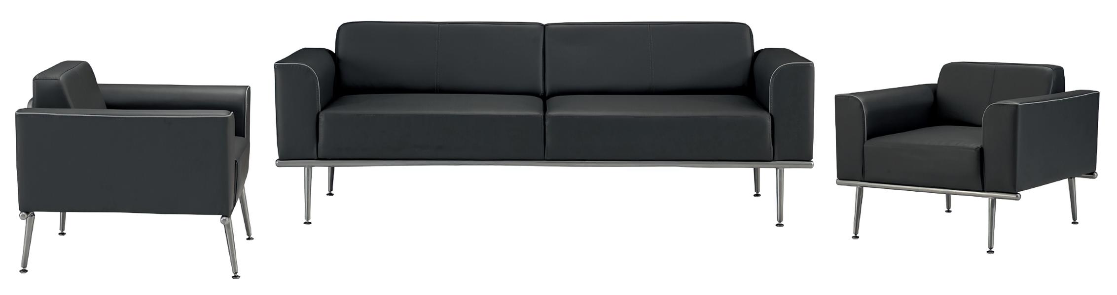 Sofa set 3+1+1 couch leather sofa armchair padded set 3-piece sofa set