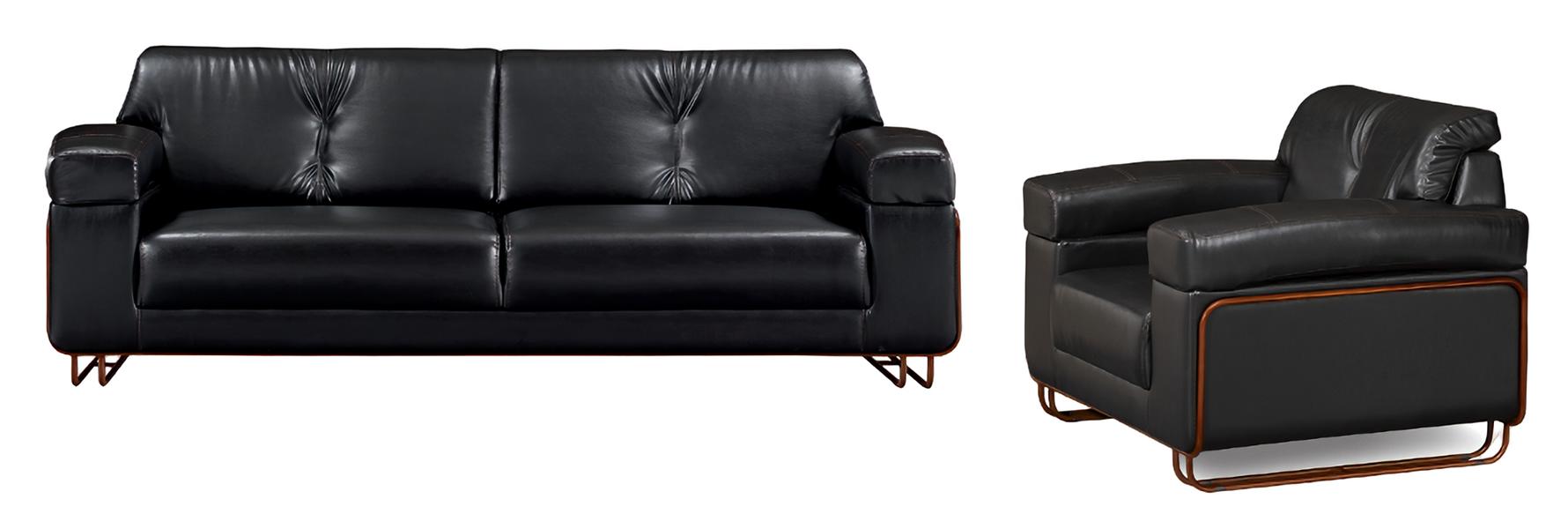 Sofa set 3+1 seats luxury living room group armchair leather modern couch new
