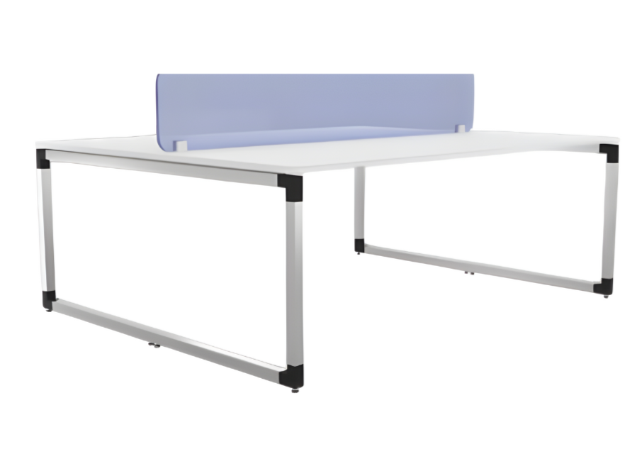 Stylish office desk light gray work environment luxury wood furniture modern