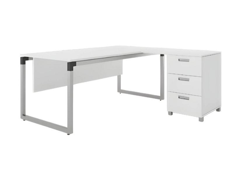 White desk office furniture desks table tables corner desk