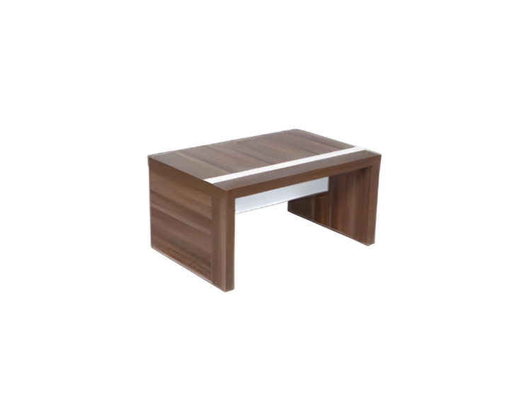 Stylish white brown office coffee table luxury wooden furniture coffee table