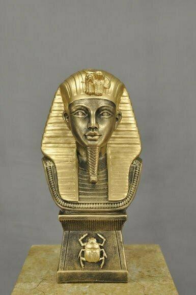 Egypt Sculpture Tutankhamun Figure Sculptures Figures Decoration Pharaoh on Stock