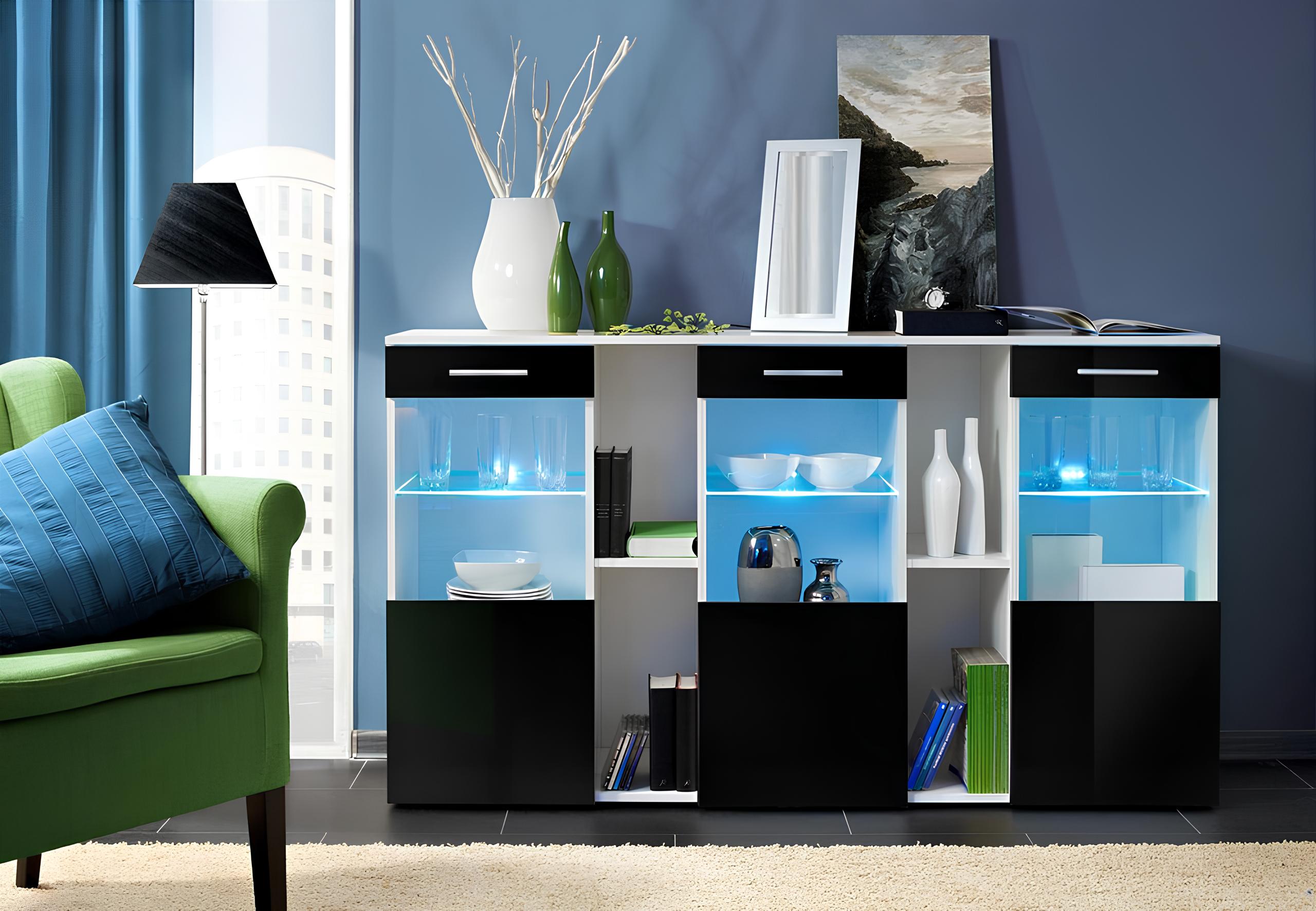 Chest of drawers designer sideboard wood living room modern designer furniture new