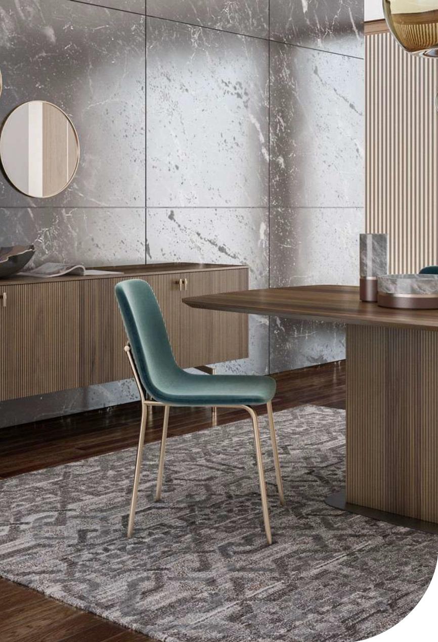 Modern dining chair luxury modern style furniture elegant wood craftsmanship