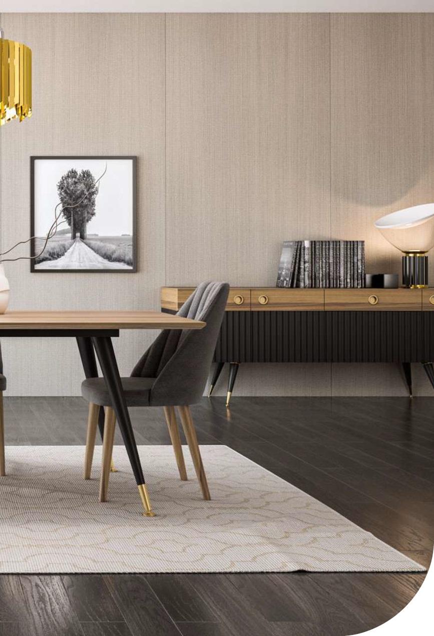 Luxurious gray textile chair for the kitchen of medium softness wood